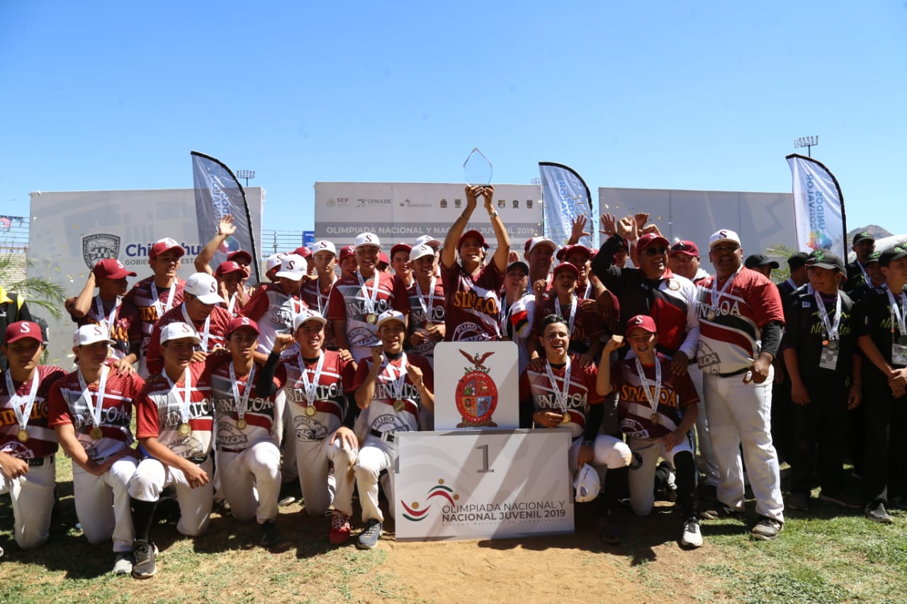 TRASCIENDE SINALOA CON DOS OROS EN BÉISBOL