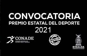 CONVOCAN PARA PREMIO ESTATAL DEL DEPORTE 2021