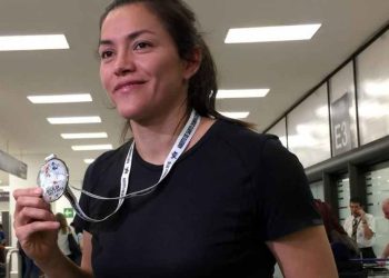 MARÍA DEL ROSARIO GANA PLATA EN DOMINICANA