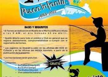 ISDE E IMDEN TE INVITAN AL PRIMER GRAN TORNEO DE PESCA INFANTIL ALTATA 2022
