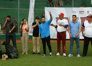 Firman convenio e inauguran Estatal de Beisbol 60 y Mayores