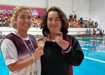 Segundo oro para Claudia Aguirre en Paranatación