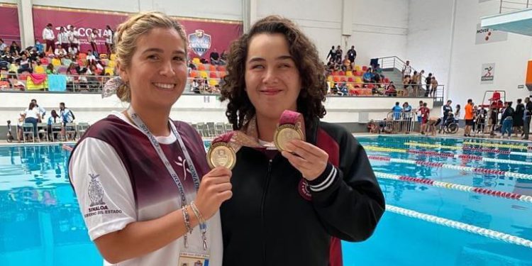 Segundo oro para Claudia Aguirre en Paranatación