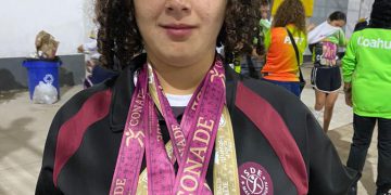 Cierra Claudia Aguirre con su tercer oro