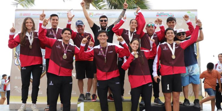 SINALOA SE IMPONE CON TRES OROS EN VOLI DE PLAYA