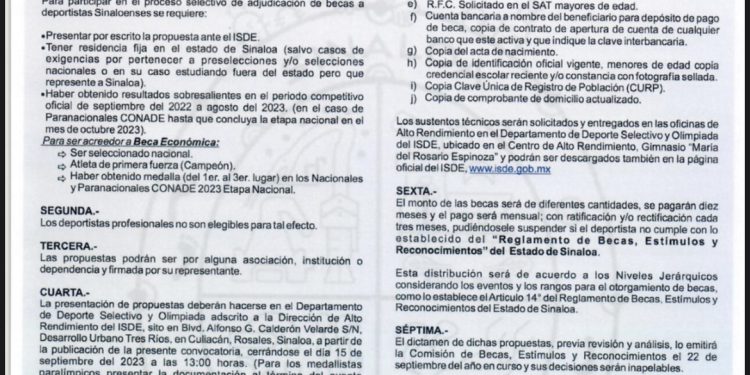 Lanza ISDE convocatoria para la adjudicación de becas económicas