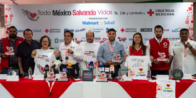 Presente Julio César Cascajares en anuncio de carrera ‘Todo México Salvado Vidas’