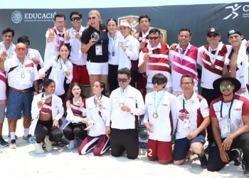 Logra Sinaloa tres preseas de oro en Voleibol de Playa.