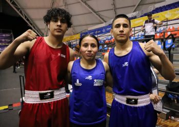 Se consiguen tres pases para las finales de Boxeo.