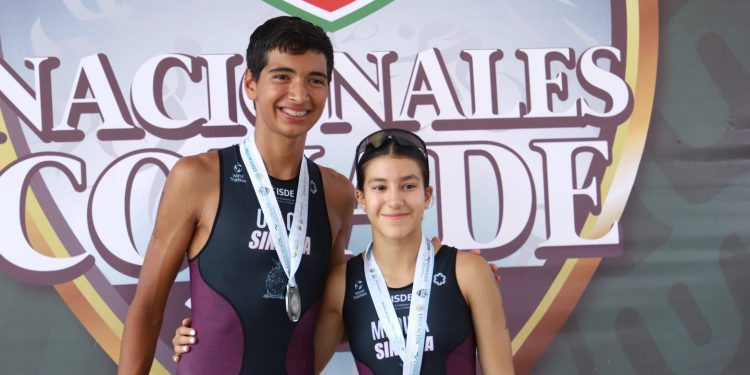Logra Sinaloa la plata en Triatlón.