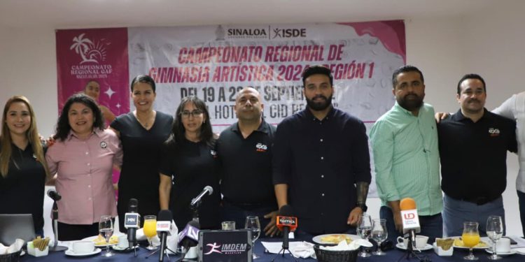 Presentan el campeonato regional de Gimnasia Artística para Mazatlan.