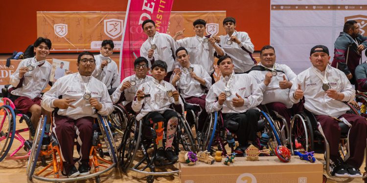 Logra Sinaloa plata en Baloncesto Sobre Silla de ruedas