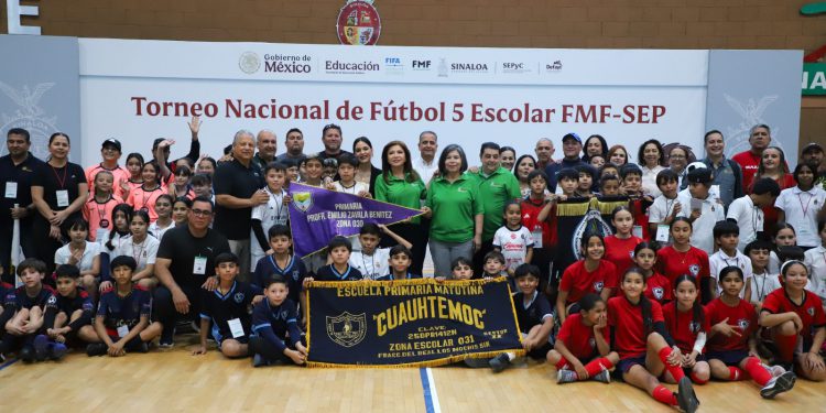 Inauguran en Culiacán la etapa estatal del Torneo Nacional de Futbol 5