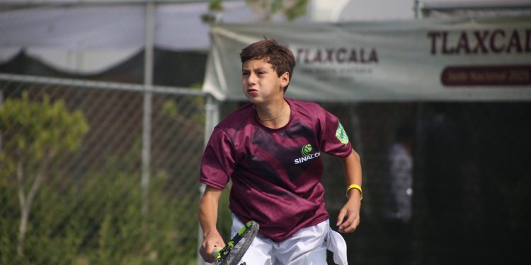 Sinaloa con balance positivo en el segundo día de tenis en Huamantla