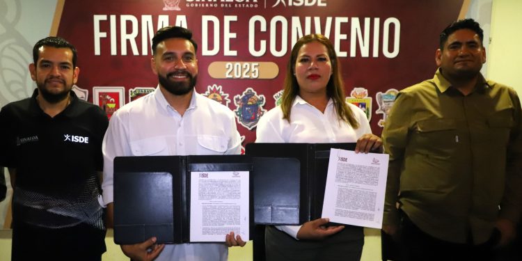 CONTINUA EL ISDE SUMANDO CONVENIOS DE TRABAJO CON MUNICIPIOS; LISTOS JUAN JOSÉ RIOS Y MOCORITO.