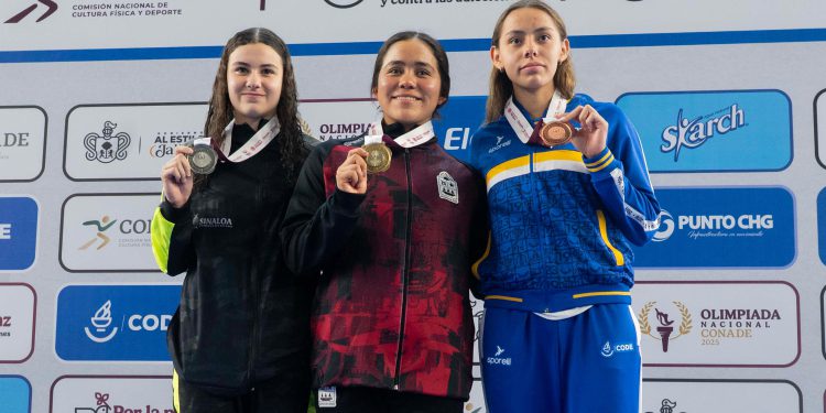*REPITE MEDALLA PALOMA LUNA CASILLAS; AHORA FUE PLATA EN JORNADA DE NATACIÓN EN OLIMPIADA NACIONAL 2025