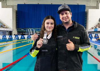 *REPITE MEDALLA PALOMA LUNA CASILLAS; AHORA FUE PLATA EN JORNADA DE NATACIÓN EN OLIMPIADA NACIONAL 2025