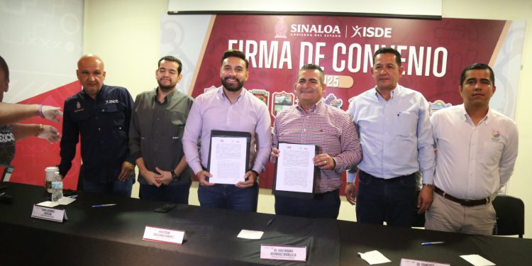 ISDE Y MUNICIPIO DE NAVOLATO CONSOLIDAN ALIANZAS EN FAVOR DEL DEPORTE