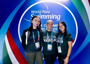 DOS SINALOENSES EN EL INICIO DEL PARA SWIMMING WORLD SERIES MÉXICO 2025.