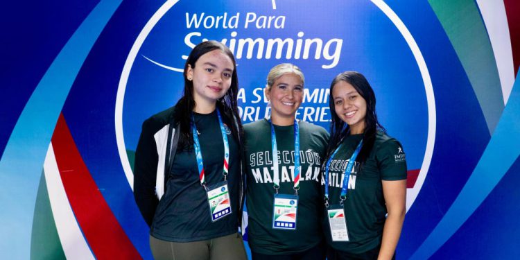 DOS SINALOENSES EN EL INICIO DEL PARA SWIMMING WORLD SERIES MÉXICO 2025.