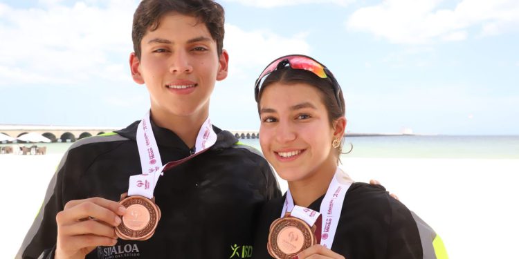 Sinaloa conquista doble bronce en el Duatlón