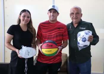 Entrega ISDE material deportivo a OEEMA