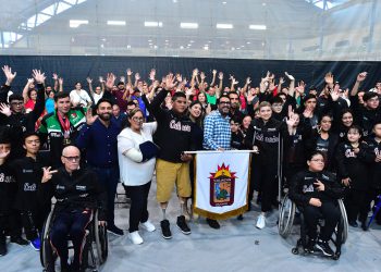 Encabeza JCCR abanderamiento de Culiacán rumbo a la Paralimpiada Estatal