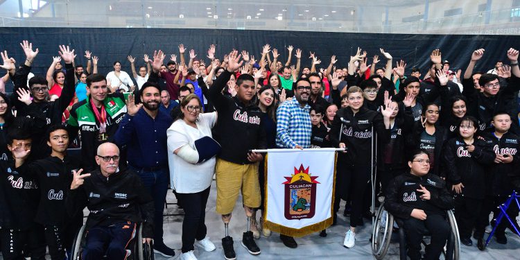 Encabeza JCCR abanderamiento de Culiacán rumbo a la Paralimpiada Estatal
