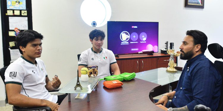 Recibe Julio Cascajares a medallistas sinaloenses de Panamericanos Junior