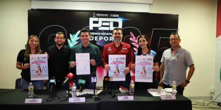 Con respaldo de Gobierno del Estado, anuncian Liga Municipal de Voleibol de Playa IMUDEG 2025