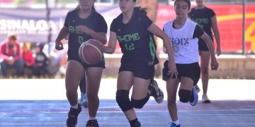 LUCE AHOME EN LA FASE ZONAL EN LA DISCIPLINA DE BASQUETBOL