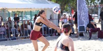 LOGRAN PÉREZ Y LÓPEZ EL BICAMPEONATO EN VOLY DE PLAYA EN LA JUVENIL MENOR FEMENIL