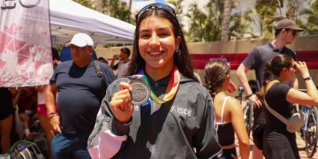 BRILLA VICTORIA MEDINA CON SU SEXTA MEDALLA EN OLIMPIADA NACIONAL
