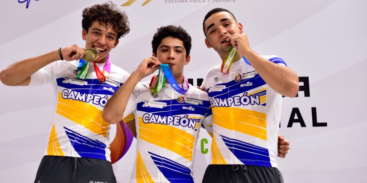 MEDALLAS DE ORO, PLATA Y BRONCE PARA SINALOA DENTRO DEL CICLISMO EN OLIMPIADA NACIONAL CONADE EN JALISCO