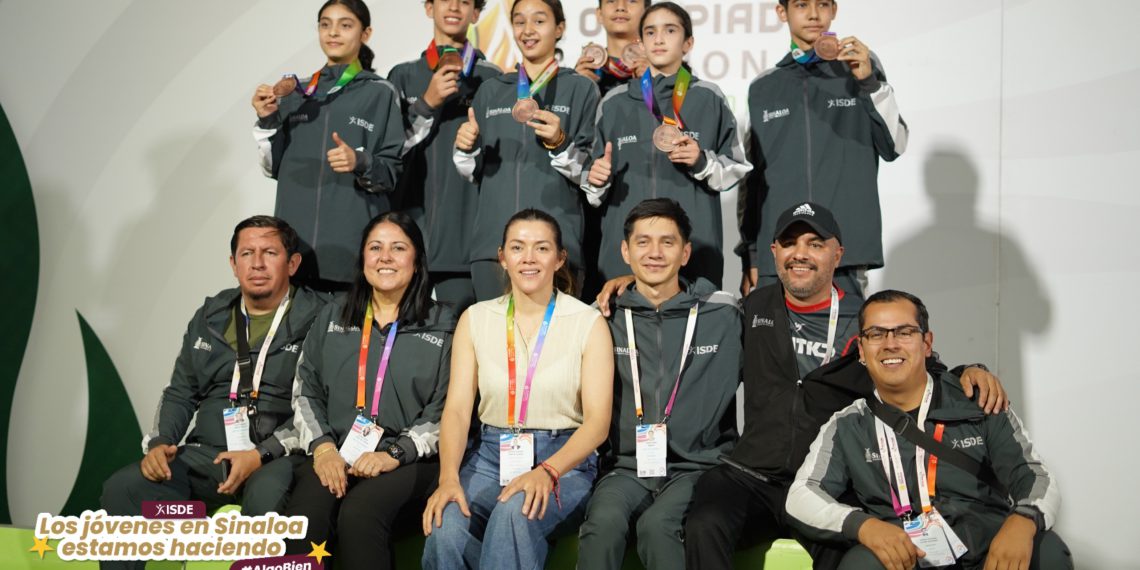 Sinaloa suma bronce en TKTeam Mixto Cadete dentro de la Olimpiada Nacional CONADE 2026