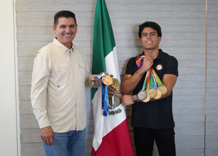 EL DIRECTOR GENERAL DEL ISDE RECIBE AARÓN IBARRA TRAS SU ÉXITO EN RÍO DE JANEIRO 2026.